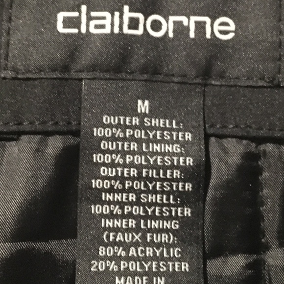 Men's Claiborne car coat with faux fur lining - Picture 3 of 7